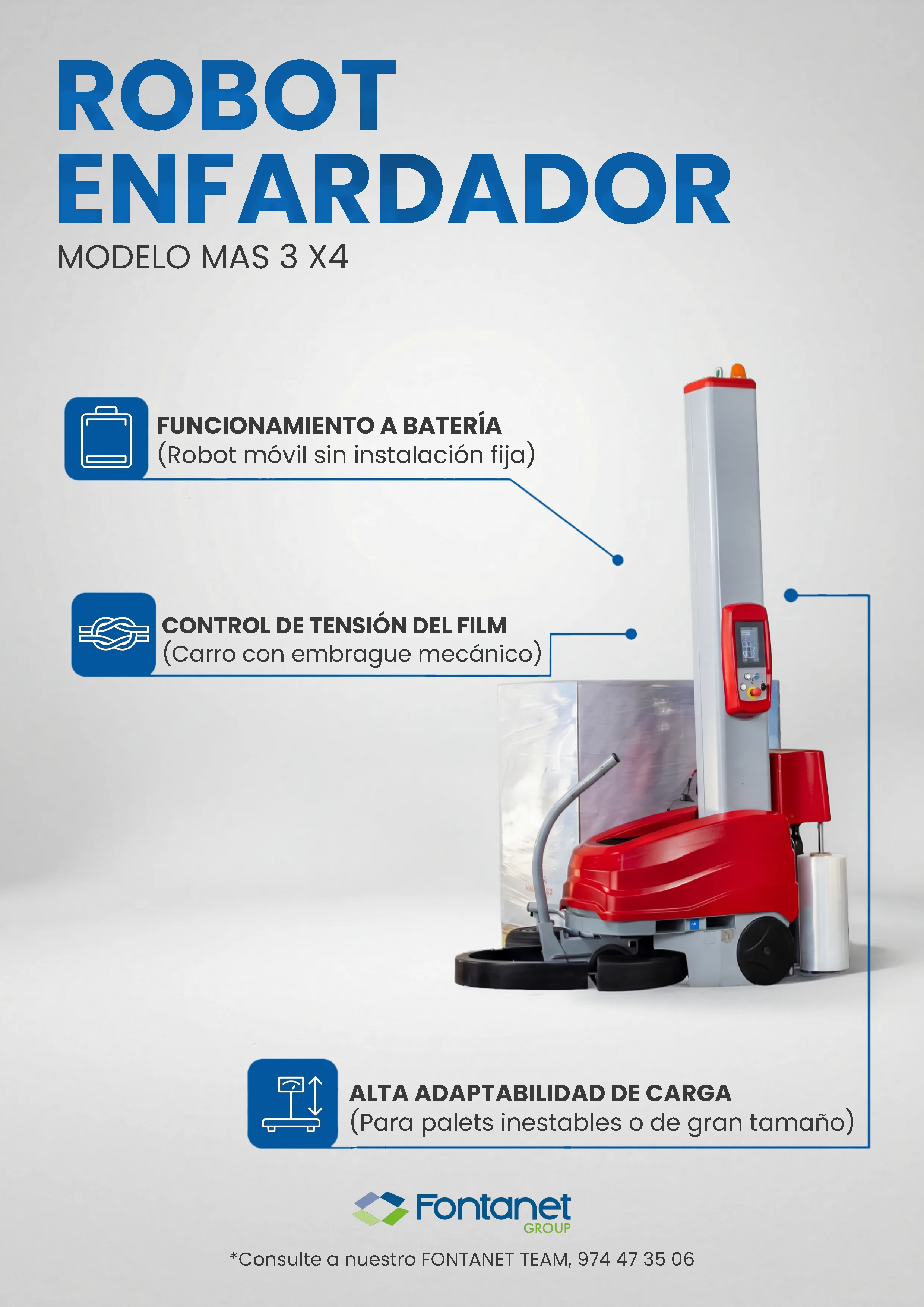 Robot Enfardador Master 3 X4